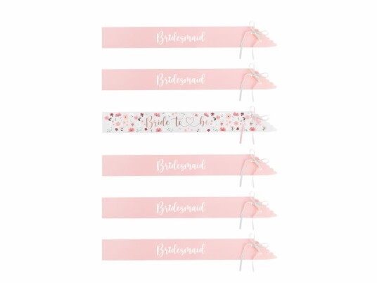 PartyDeco Ordensbånd Bride To Be & Bridesmaid Kit PartyDeco Ordensbånd Bride To Be & Bridesmaid Kit