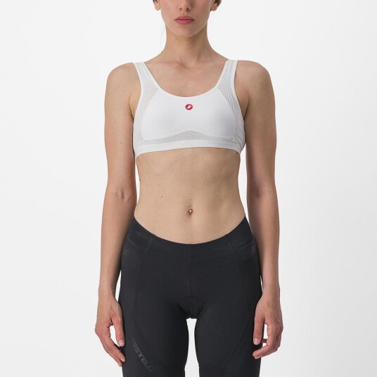 Castelli Rosso Corsa Sports BH Hvit