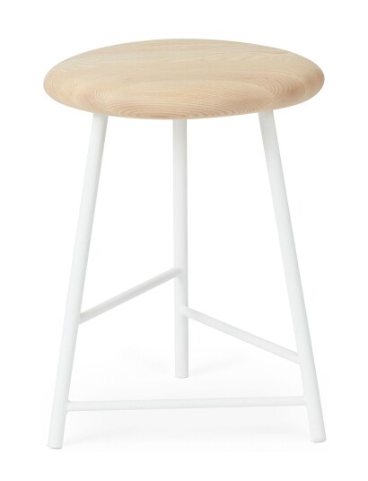 Warm Nordic Pebble Stool   Beige   