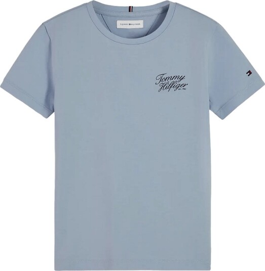 Tommy Hilfiger Tommy Hilfiger Script Tee Ss   Blue   128