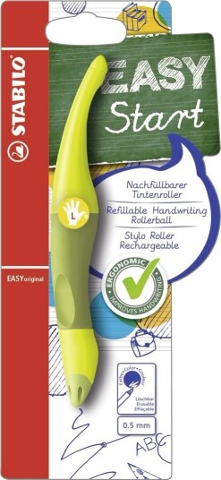 Stabilo Easyoriginal, Tynn Penn, Limefarget, Blå, 0,5 Mm, Medium, Venstrehendt