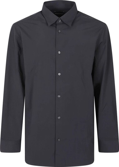 Emporio Armani Herre Skjorter Blå M,