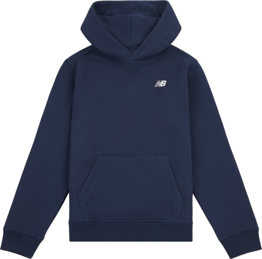 New Balance Hettegenser Logo Navy New Balance 10 11 år 140 146 Hettegenser Blå