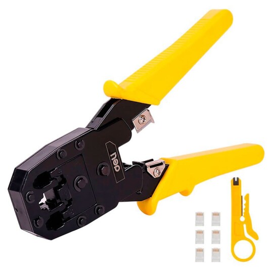 Deli Krimperverktøy EDL2468 4/6/8P RJ45/RJ14/RJ12/RJ9 Deli Krimperverktøy EDL2468 4/6/8P RJ45/RJ14/RJ12/RJ9