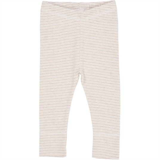 Copenhagen Colors Beige Stripe Leggings 74