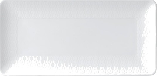 Wedgwood Gio rektangulært fat 21 cm hvit Wedgwood Gio rektangulært fat 21 cm hvit