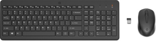 HP 330 Trådløs Tastatur og Mus Combo Full størrelse Sort HP 330 Trådløs Tastatur og Mus Combo Full størrelse Sort