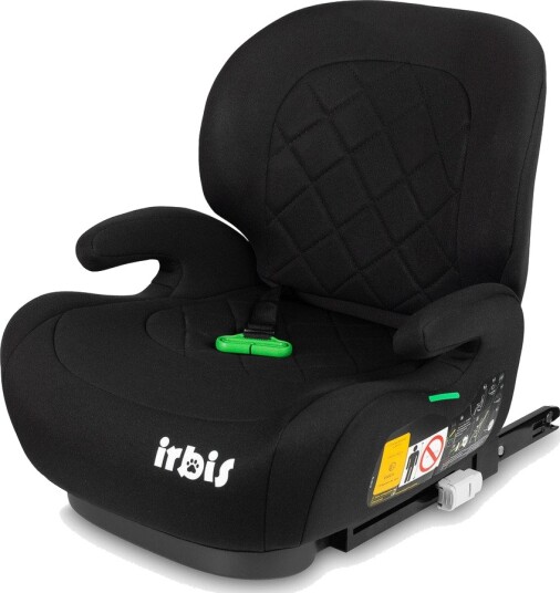 Caretero Irbis Isofix I-Size Bilsete 125-150cm 7+ År Svart