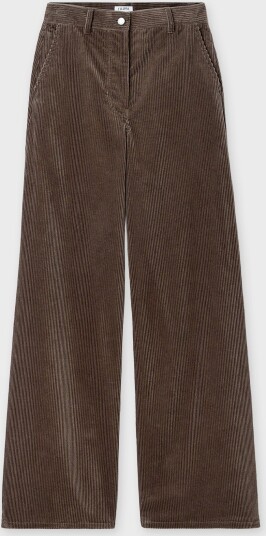 Filippa K Wide Leg Corduroy Trousers - Beige - 40