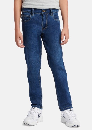 Lee Kids Straight Stretch Fit Jean Dar Mid Wash 14 15 Jeans