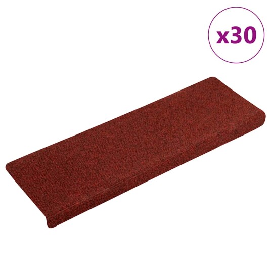 Selvklebende trappematter 30 stk rød 65x21x4 cm 8721288458148 Selvklebende trappematter 30 stk rød 65x21x4 cm 8721288458148