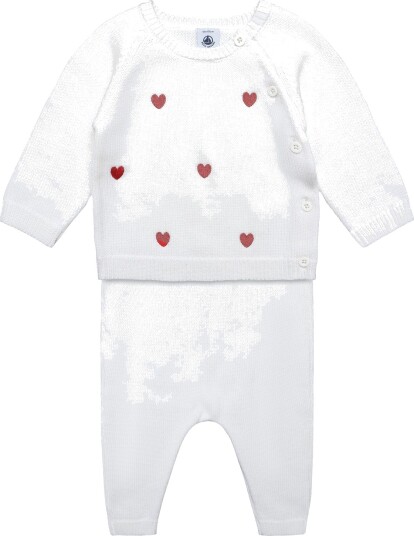 Petit Bateau Ensemble Long   White   81