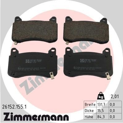 Bremseklosser ZIMMERMANN 26152.155.1