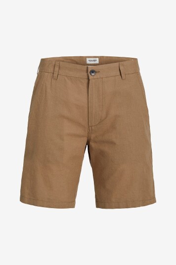 Jack & Jones Shorts jpStace Jjsummer Linen Blend Short Brun