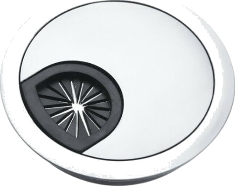 Kabelgjennomføring Ø50mm Krom/Chrome