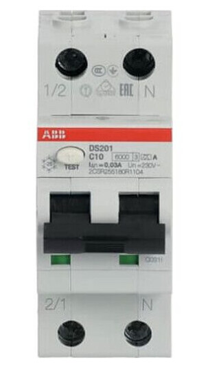 ABB Rcbo ds201 c10 a30 (8012542737810)