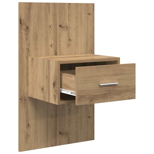  Sengeskap 2 pcs artisan eik 48.5 x 32.5 x 80 cm Konstruert tre
