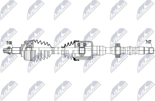 Drivaksel NTY NPW-TY-240