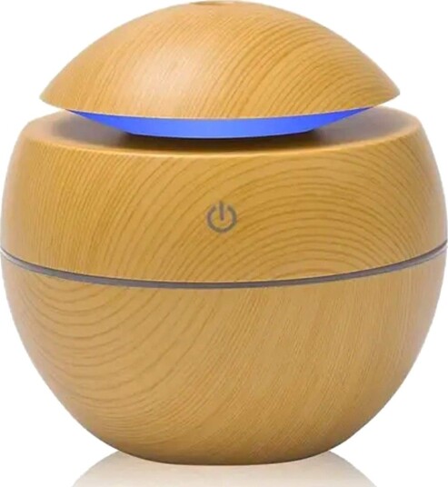 Herzberg Luftfukter Aroma Oil Diffuser Lett tre