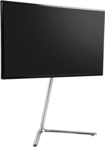 LogiLink TV stand 49-70" with V-Base 40 kg max. chrome