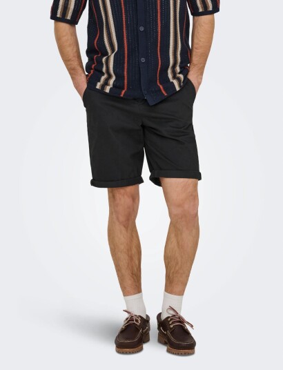 ONLY & SONS Onssaul 0573 Shorts Noos Black L ONLY & SONS Onssaul 0573 Shorts Noos Black L