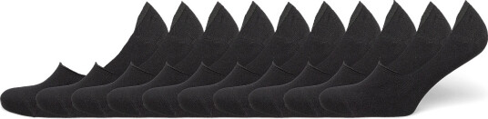 URBAN QUEST | 10 Pack Men Bamboo No Show Socks | 40 46