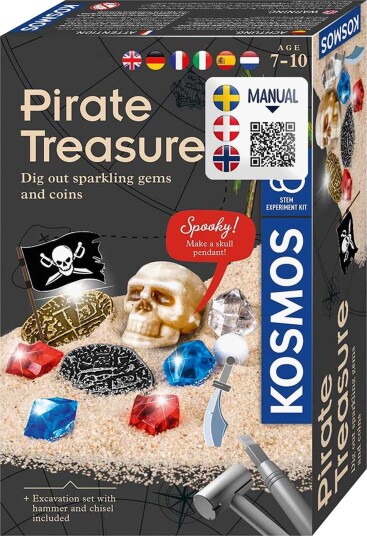 Kosmos Utgravingssett Sjørøverskatt