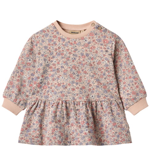 Wheat Sweat Dress L/S Zenia Pink 86