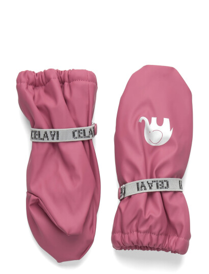 CeLaVi Padded Pu Mittens Pink 1