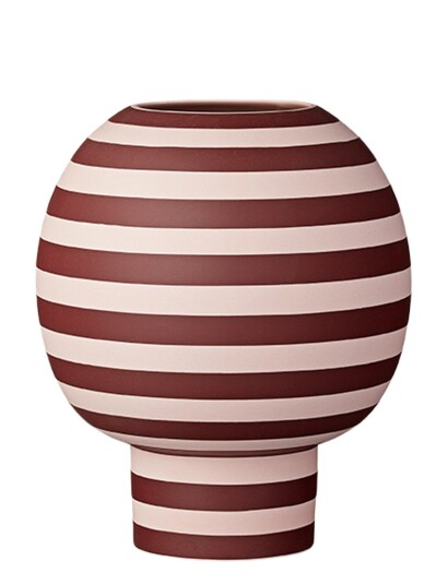Aytm Varia Skulpturel Vase Pink ROSE/BORDEAUX H21CM