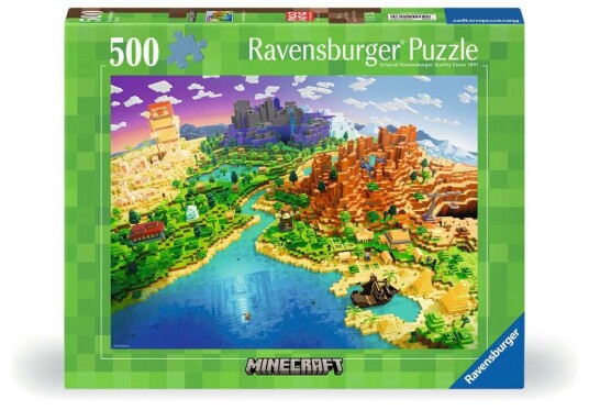Puslespill 500 Minecrafts verden Puslespill 500 Minecrafts verden