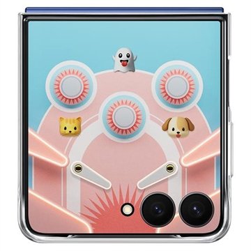 Samsung Galaxy Z Flip7 Flipsuit Mobildeksel Gjennomsiktig Rosa