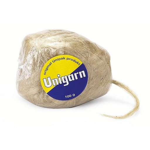 Unigarn 100G Pakgarn for Tætning av Gevindsamlinger Unigarn 100G Pakgarn for Tætning av Gevindsamlinger