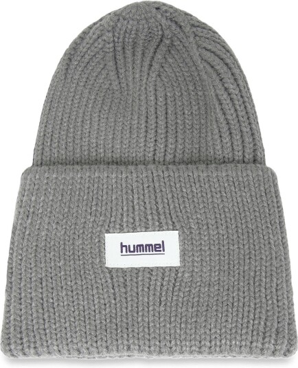 Hummel Hmljr Heavy Rib Knit Beanie - DARK GULL GRAY - One Size