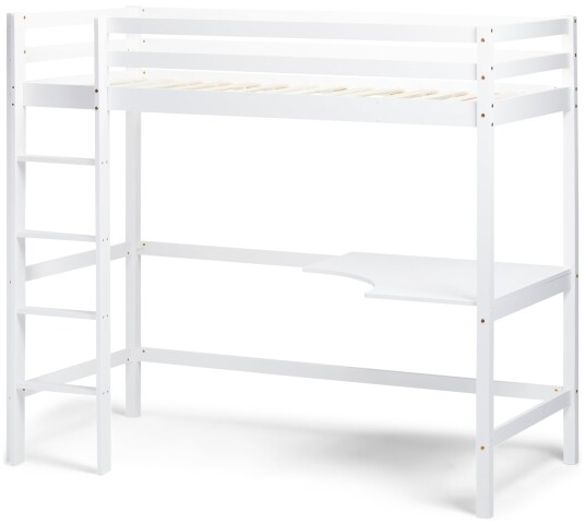 JLY SOFIA Loftseng Med Skrivebord 90x190 Hvit