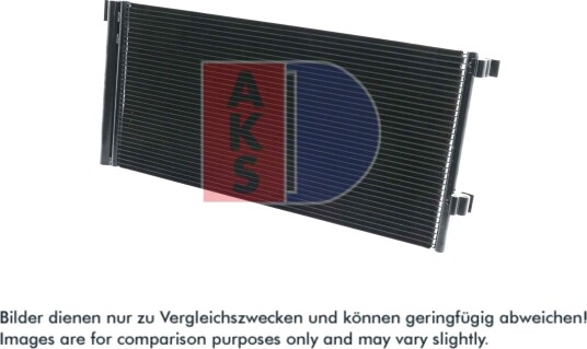 Kondensator, klimaanlegg AKS DASIS 182038N Kondensator, klimaanlegg AKS DASIS 182038N