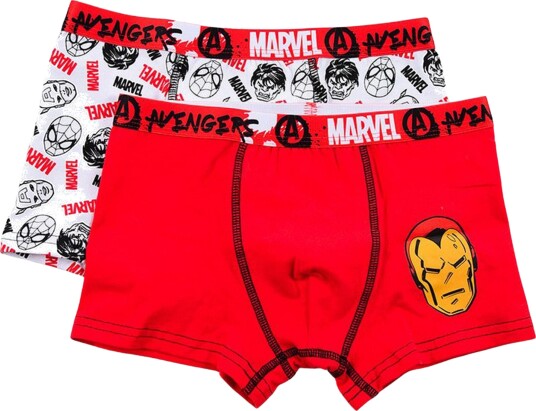 Marvel Avengers Boxer Underbukser 2-Pakk, Flerfarget, 134-140 Marvel Avengers Boxer Underbukser 2-Pakk, Flerfarget, 134-140