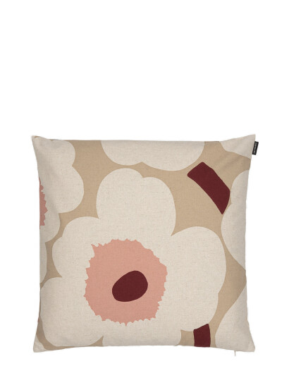 Marimekko Home Unikko Pillow Case 50X50Cm - Beige - 50X50CM