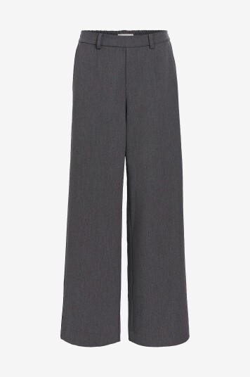 Object - Bukser objLisa Wide Pant - Grå