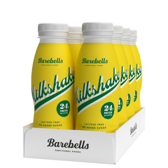 Barebells Protein Milkshake 8x330ml Banana Barebells Protein Milkshake 8x330ml Banana