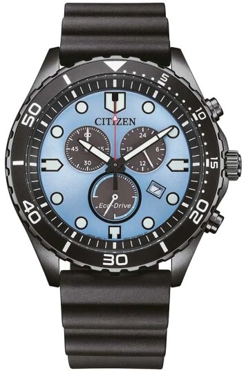 Citizen Herreklokke AT2567 18L Eco Drive Blå/Gummi Ø43 mm Citizen Herreklokke AT2567 18L Eco Drive Blå/Gummi Ø43 mm