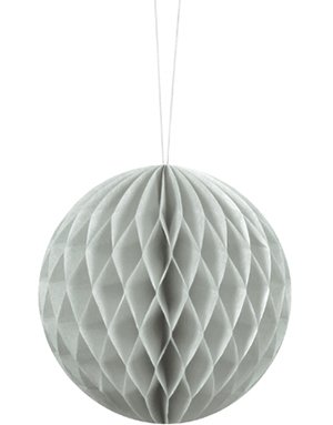 Lys Grå Honeycomb Ball 10 cm Lys Grå Honeycomb Ball 10 cm