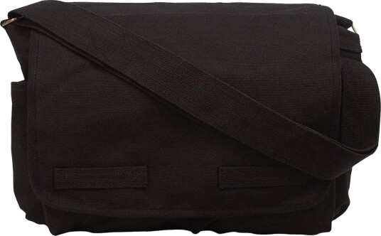 Rothco Heavy Duty Messenger skulderveske Svart Rothco Heavy Duty Messenger skulderveske Svart