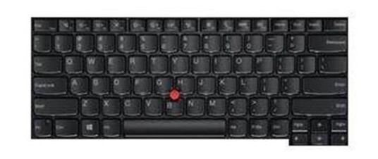 Lenovo Chicony - Brbart tastatur - til utskifting - Dansk - Svart