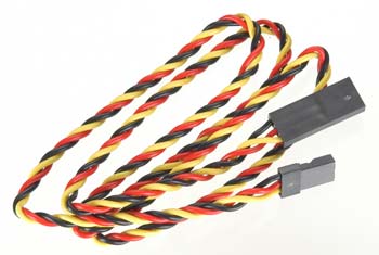 Hitec 54611S Heavy Gauge Twisted Wire Aileron Extension 24" Hitec 54611S Heavy Gauge Twisted Wire Aileron Extension 24"