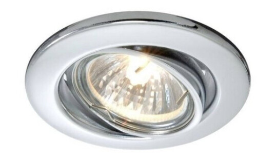 Deko Light Einbauring 89 Gu5.3 686869 Loftsindbygningsring Led Rgb Halogen Gu5.3 Mr 16 50 W Sølv