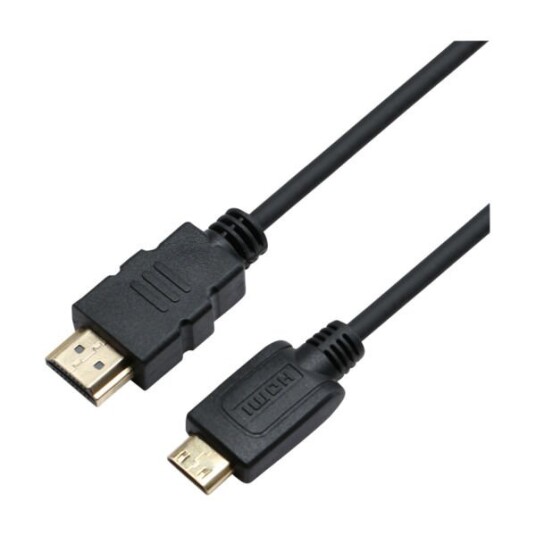 ELETRA HDMI AM - MINI HDMI M 1,4 1M KABEL, SVART