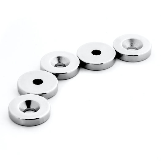 SuperMagneter Magnet Ø 18 X 4 Mm - Forsenket Neodym Magnet Fra Supermagneter.No