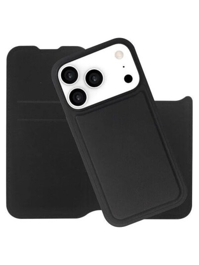 Lippa iPhone 17 Pro Max Wallet With MagSafe and Cover Black