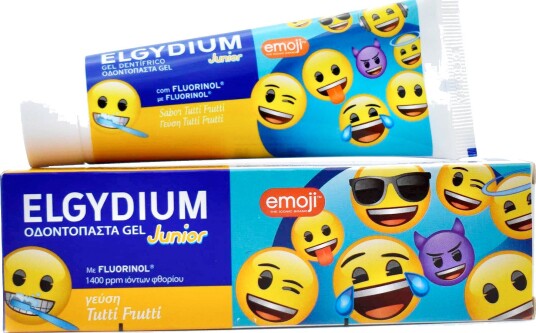 Barnetannkrem ELGYDIUM Emoji Junior Tutti Frutti 50 ml